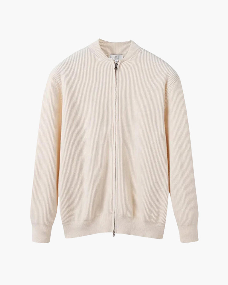 Herrväst Med Tät Stickad Design Och äRmlös Skärning