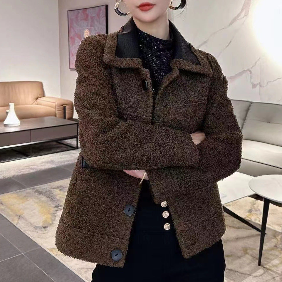 Damjacka Med A-Linjeform, Prinsessärmar Och Vändbar Design, Dubbelsidig Design