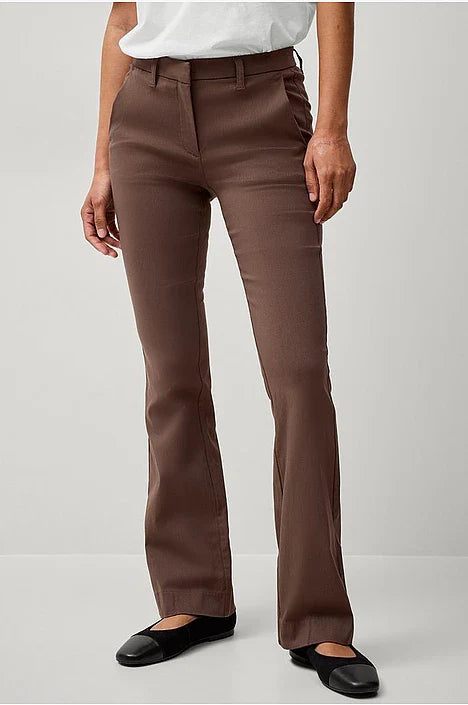 Byxor för Dam med Bootcut, Midja och Utsvängda Ben