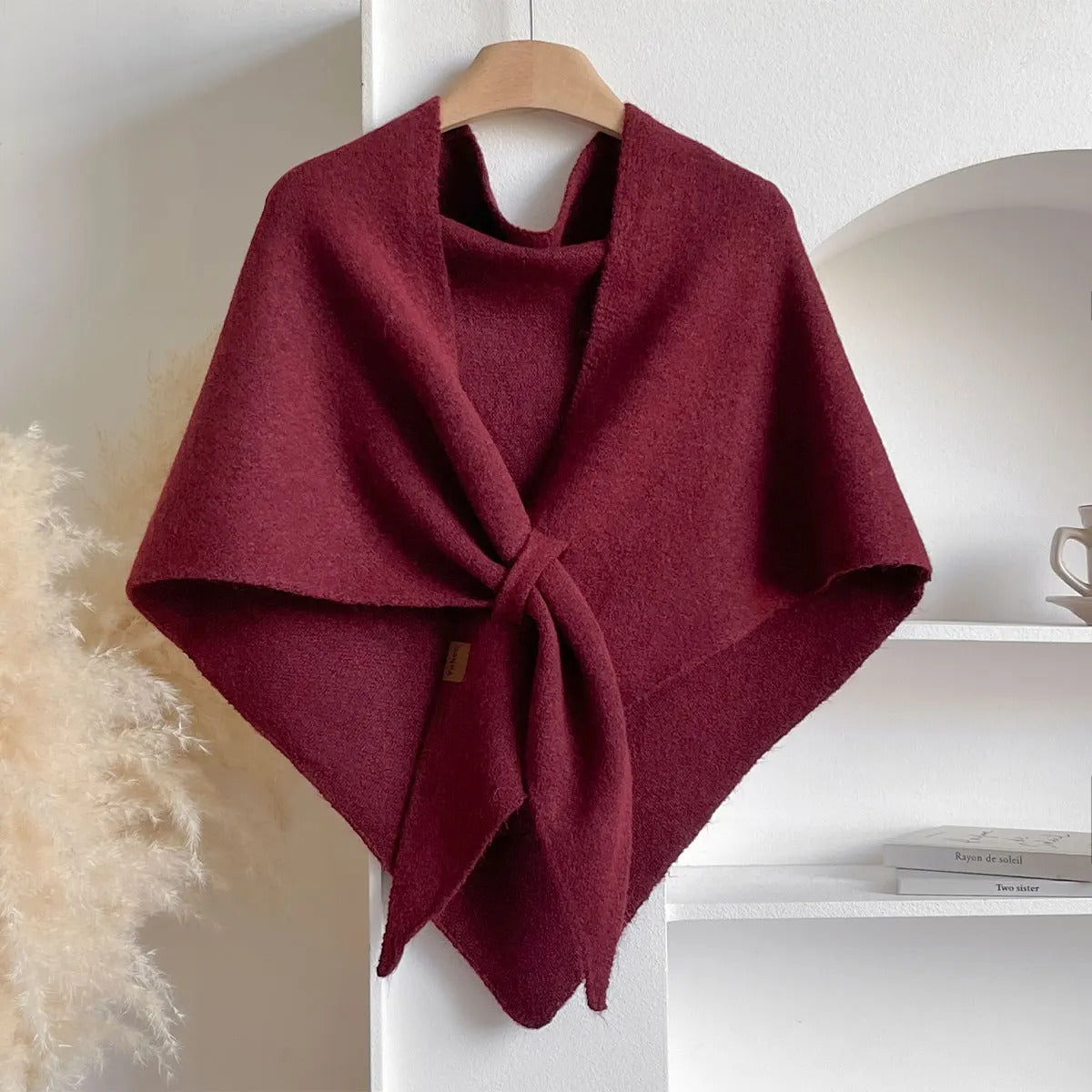Dam Scarf Med Mjuk Finish För Hösten